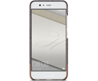Etui skóra-filc do Huawei P10 brązowe - 352195 - zdjęcie 4